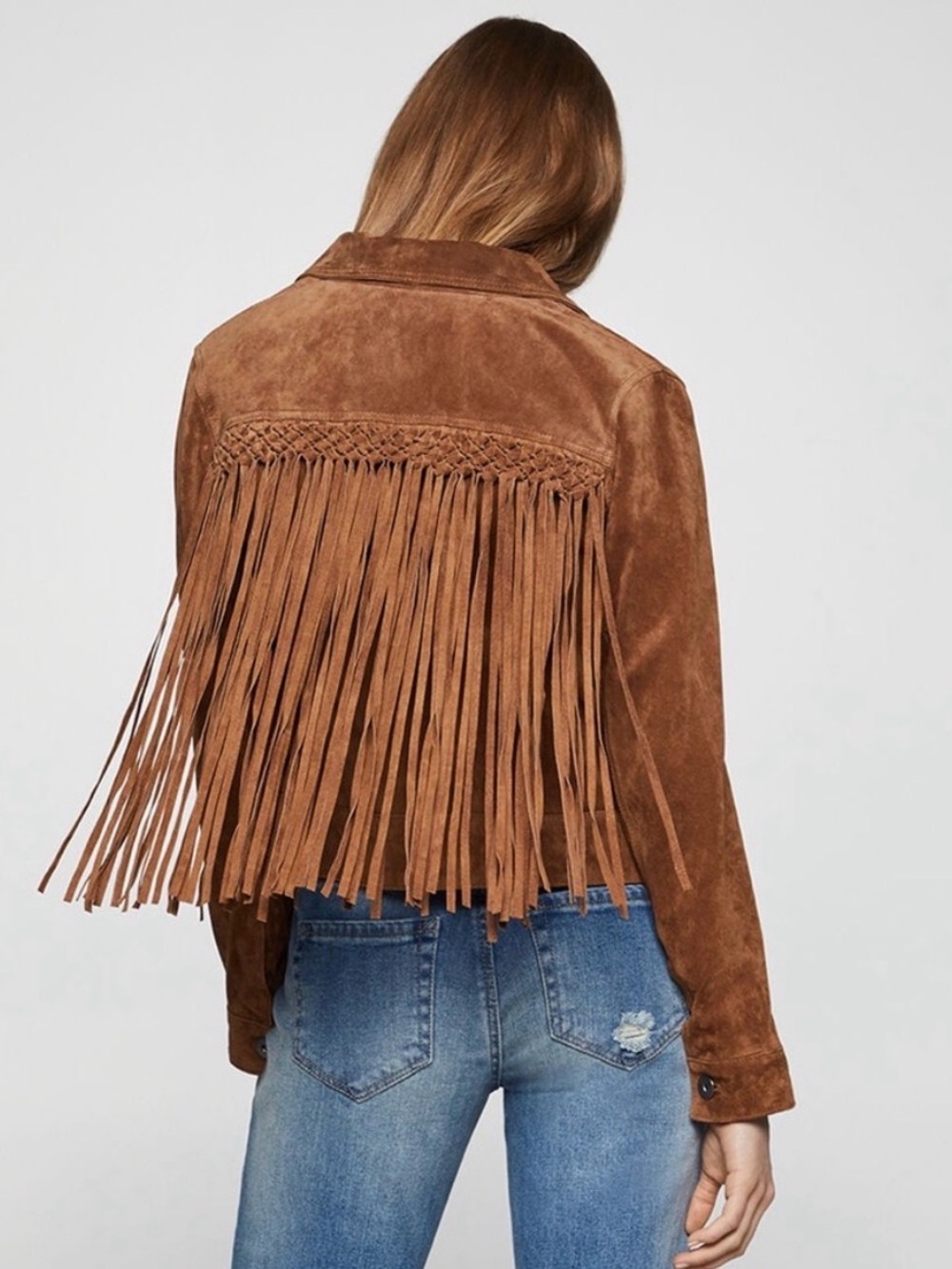BCBGeneration Suede Fringe Jacket - Picture 2 of 8
